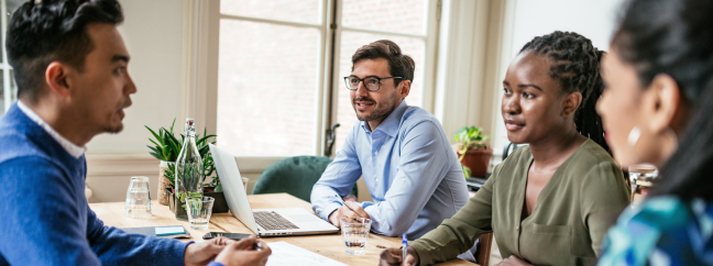 investors discussing dscr loans for airbnb properties
